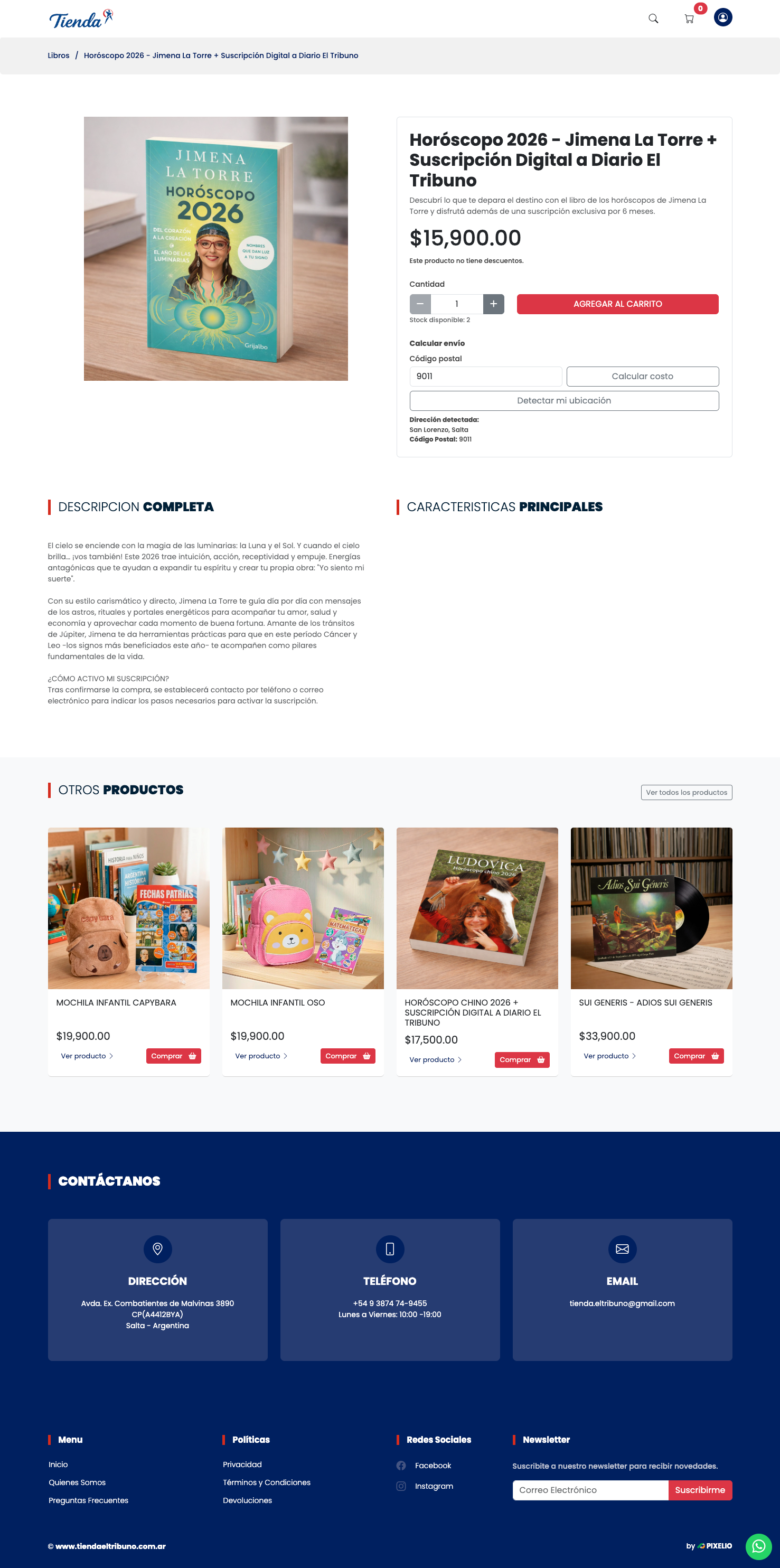 Tienda El Tribuno